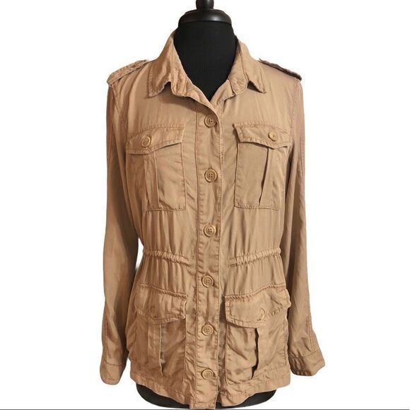 Gap Factory Tan Safari Utility Jacket Size M - Picture 1 of 13